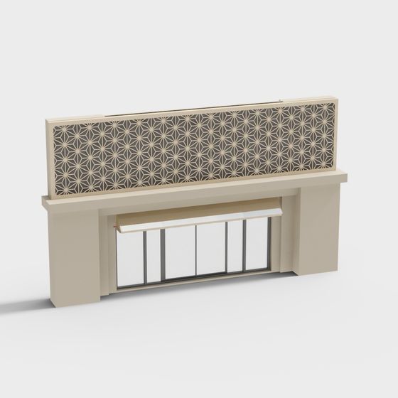 City Window Low Polygon 3D Model