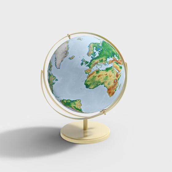 World Globe 3D Model: A Journey Through Realism