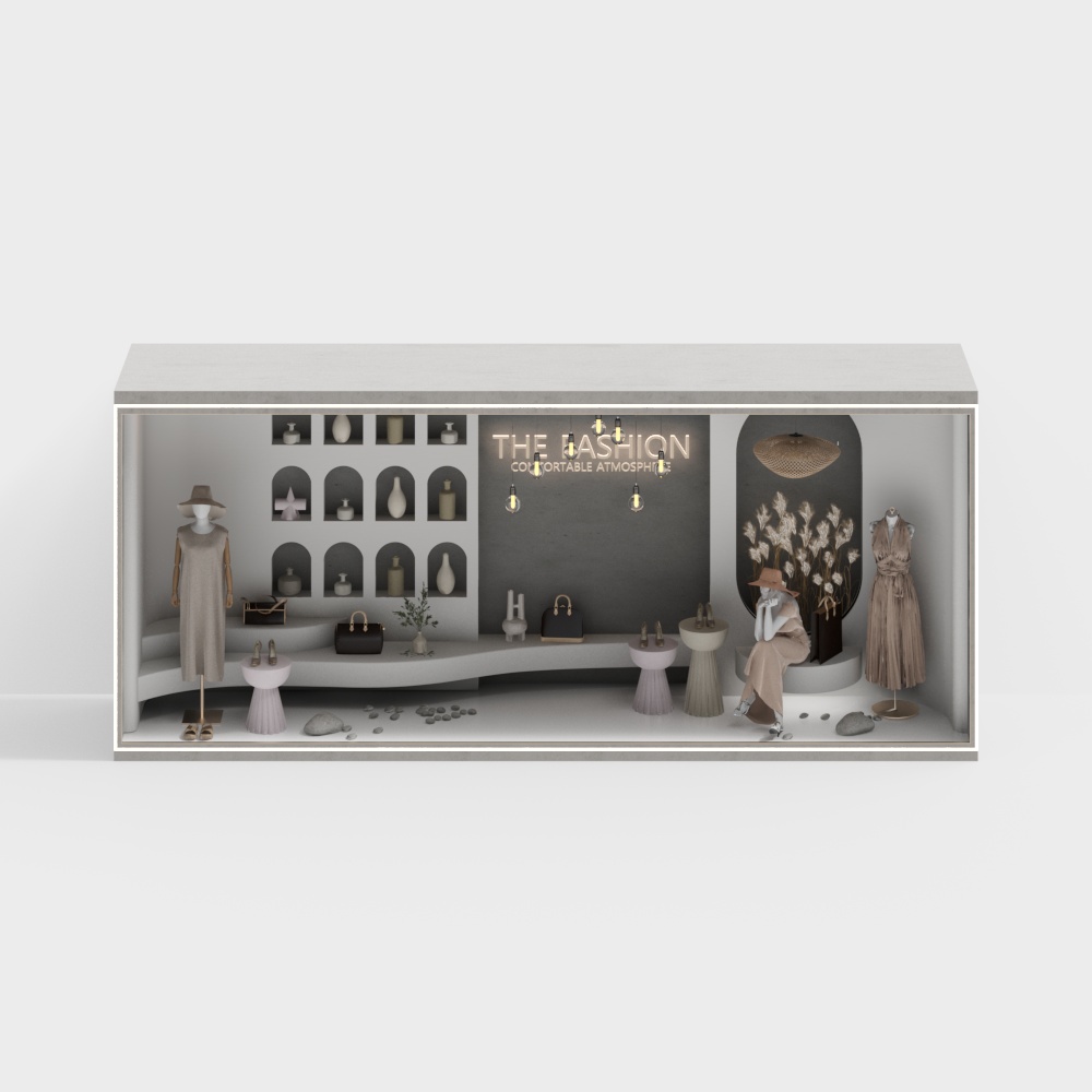 clothing store window