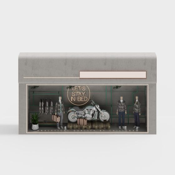 Urban Showcase 3D model for Creative Projects