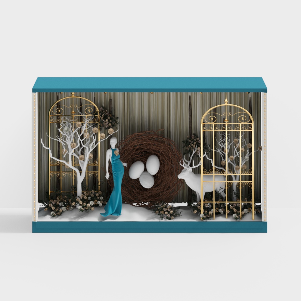 Modern simple display window