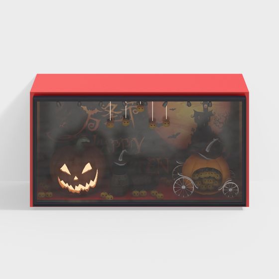 Halloween Display Case 3D model