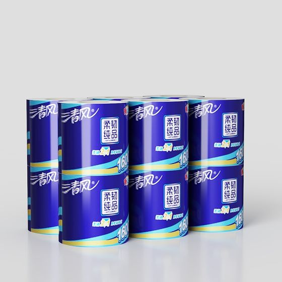 Stylish Paper Towel Roll 3D model