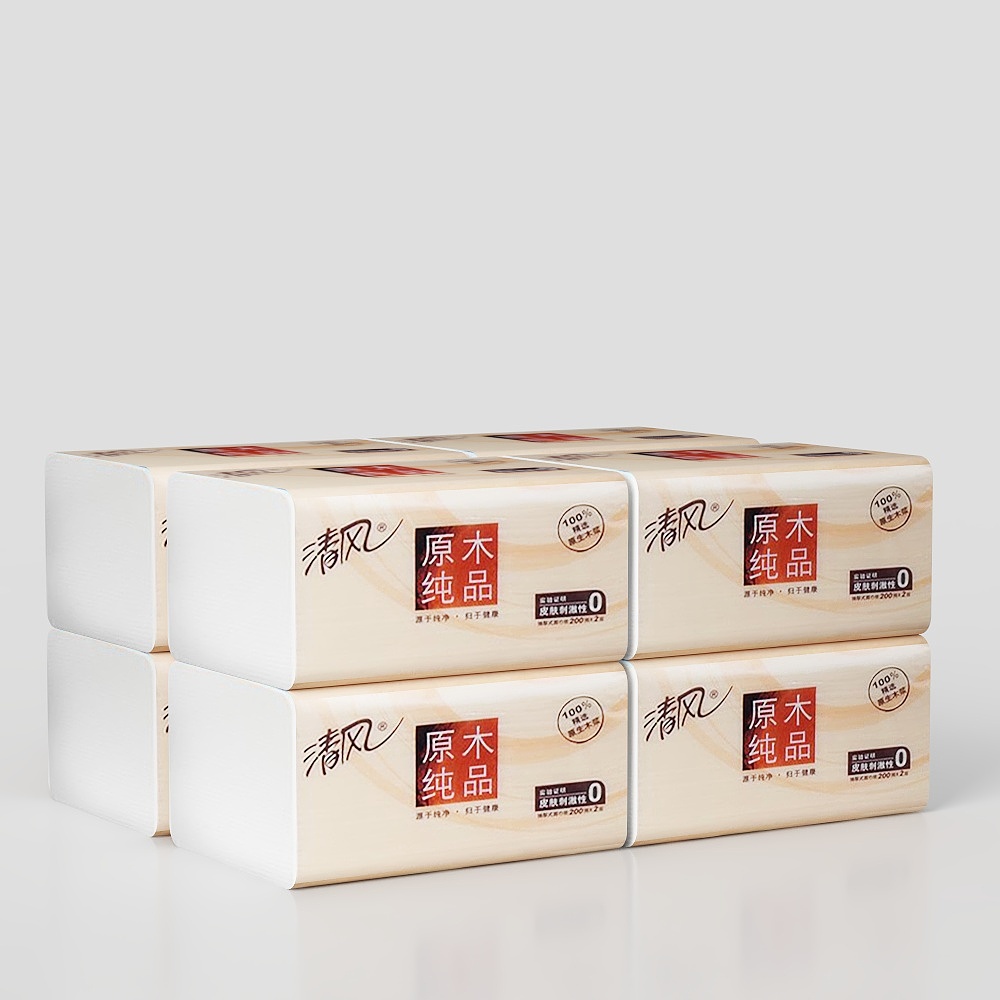 Minimalist Tissue Packaging 3D model