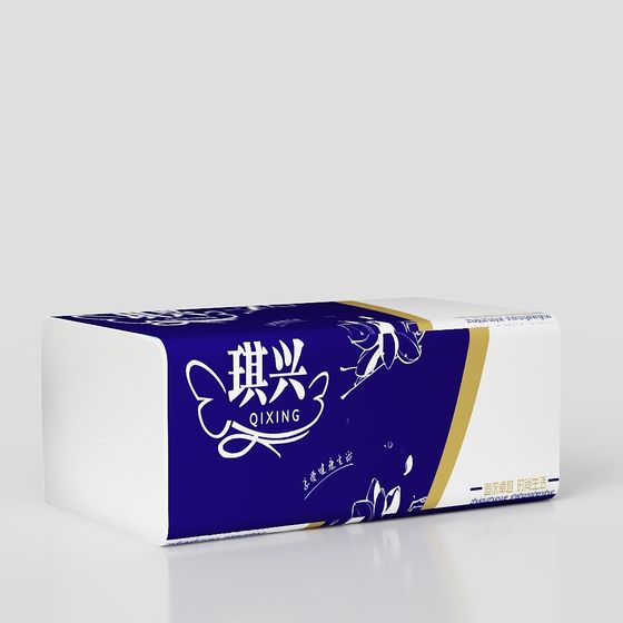 Elegant Qixing Tissue Box 3D model