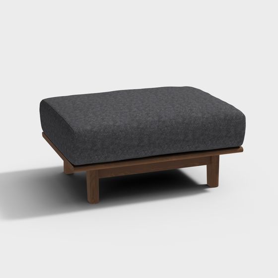 Urban Comfort Ottoman 3D model