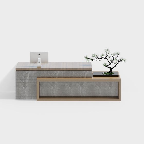 Urban Oasis Desk 3D model
