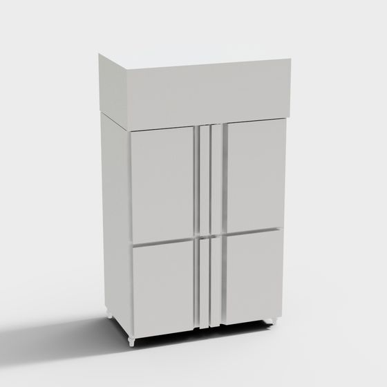 City Window Display Cabinet 3D model