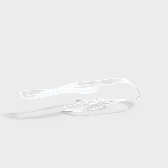 Elegant Flowing Ribbon 3D model