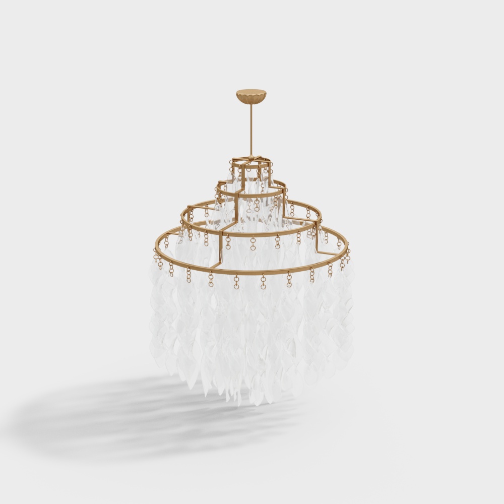 lustre en cristal d'hôtel