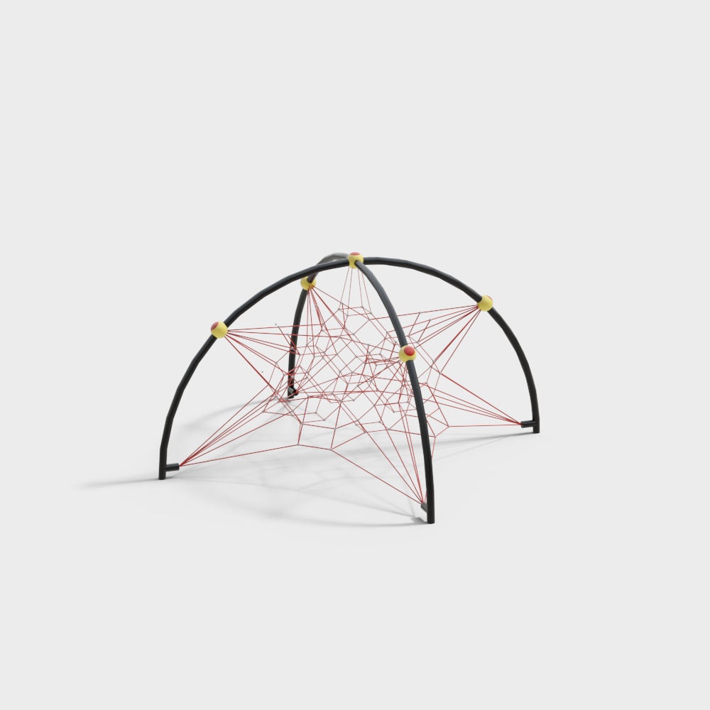 Spider Web Play Structure 3D model