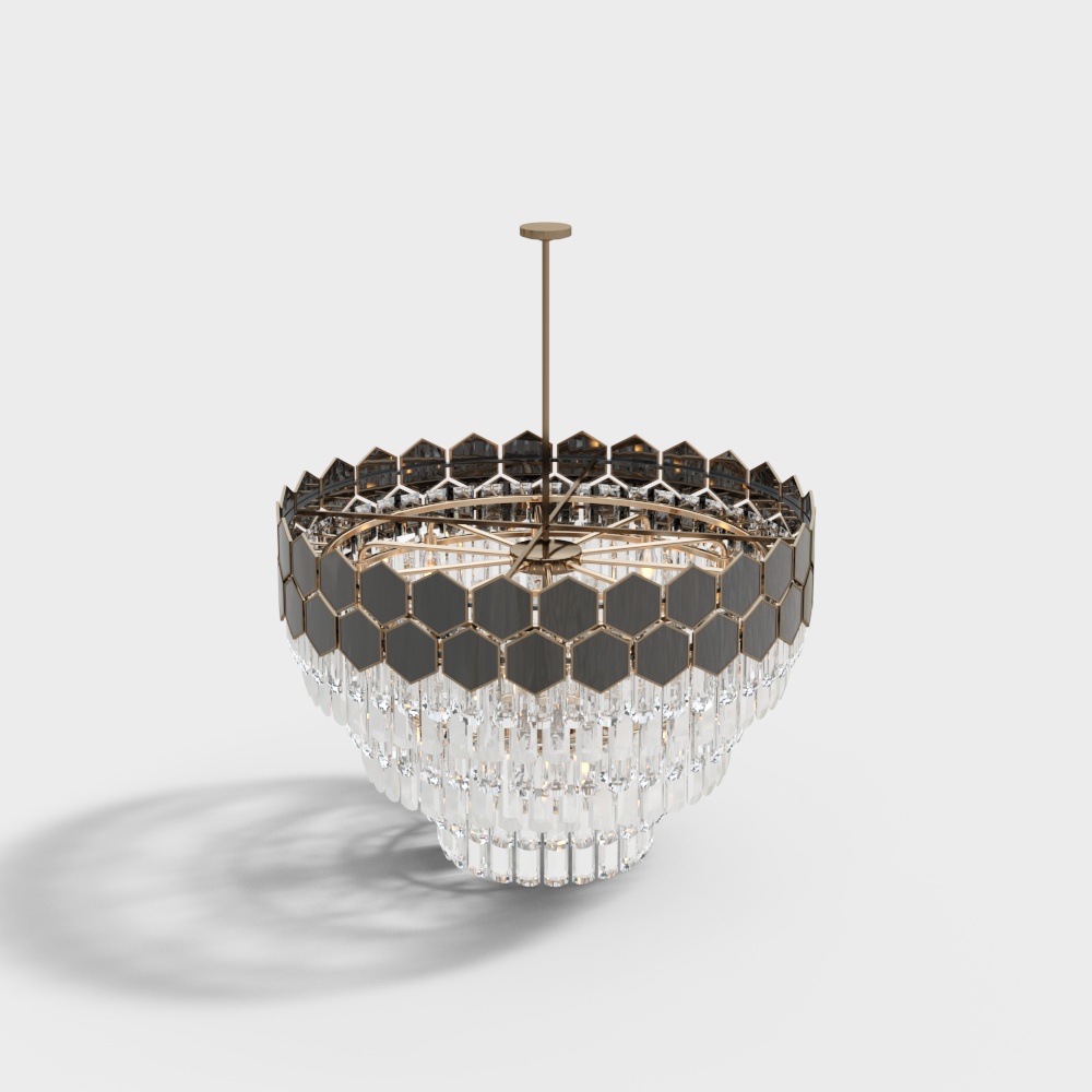 Light luxury crystal chandelier