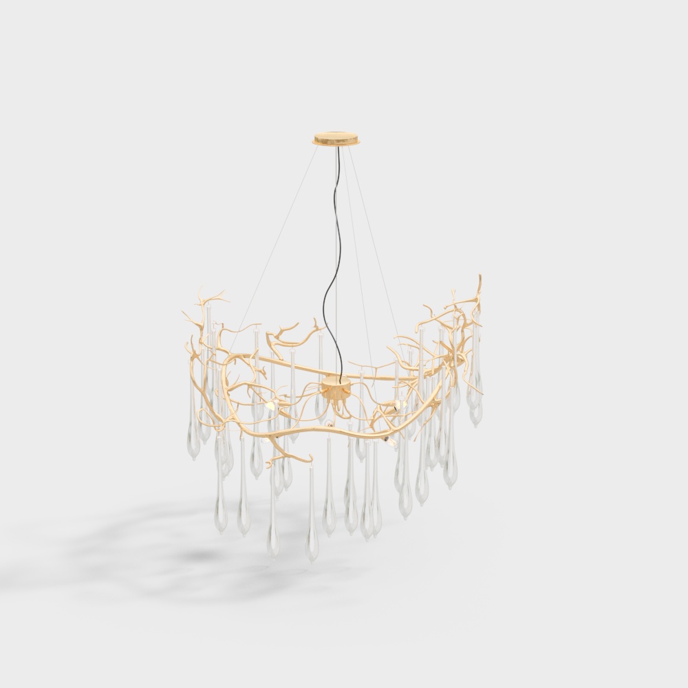 Light luxury crystal chandelier