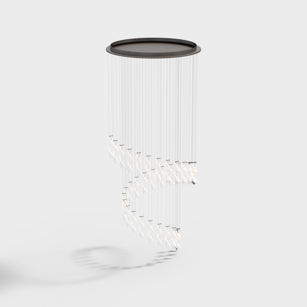 đèn chùm pha lê của khách sạn