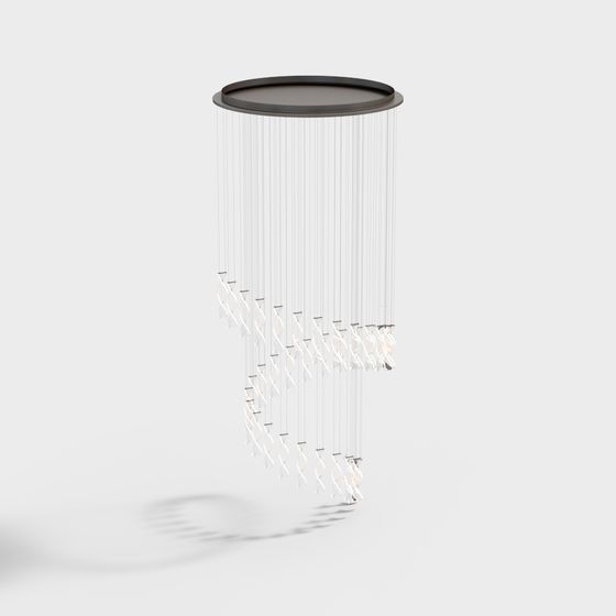 Luminous Pendant Light 3D model