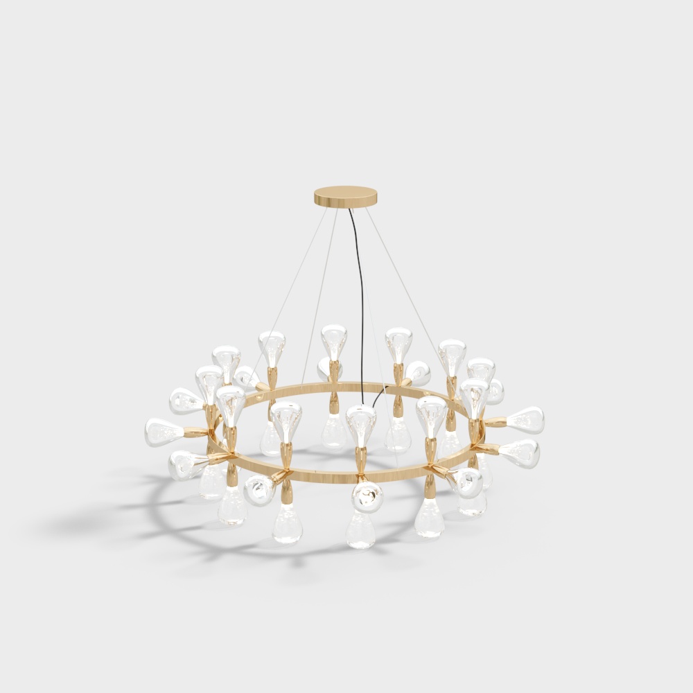 hotel crystal chandelier