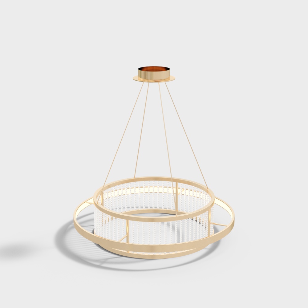 Office space crystal chandelier