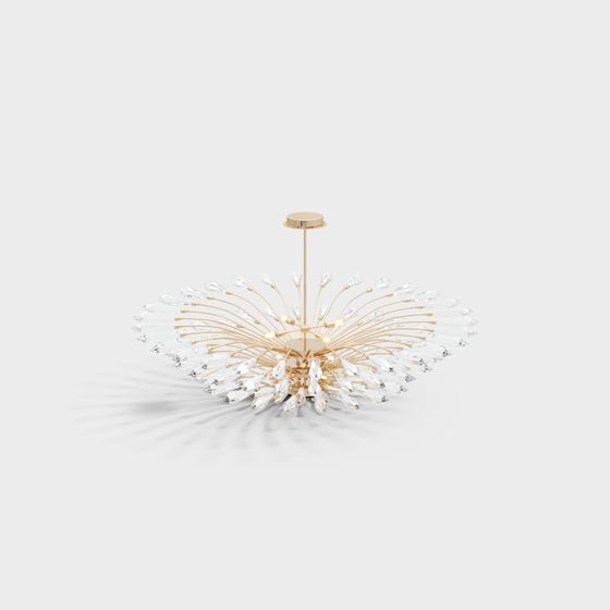 Fireworks Chandelier 3D model