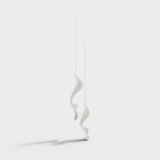 Luminous Chandelier 3D model