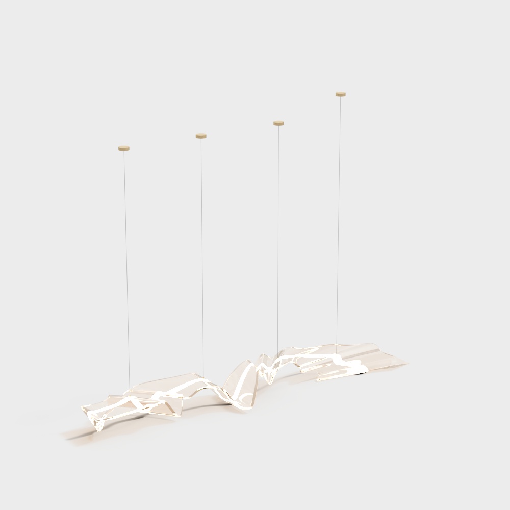 lustre d'art moderne