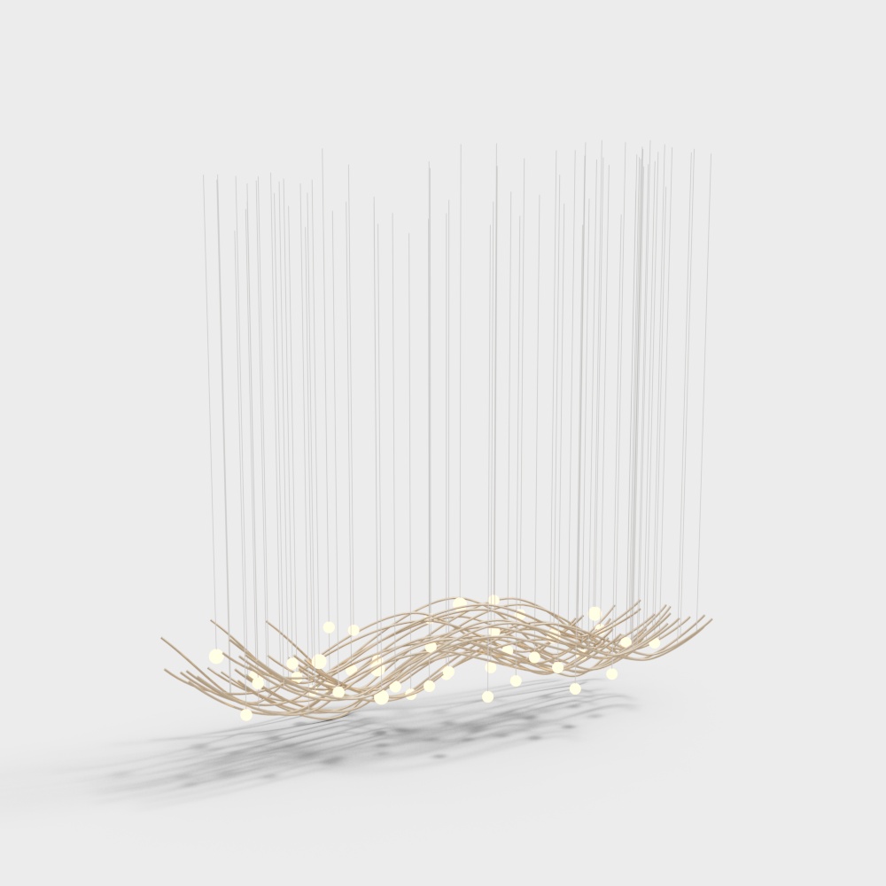 modern art chandelier