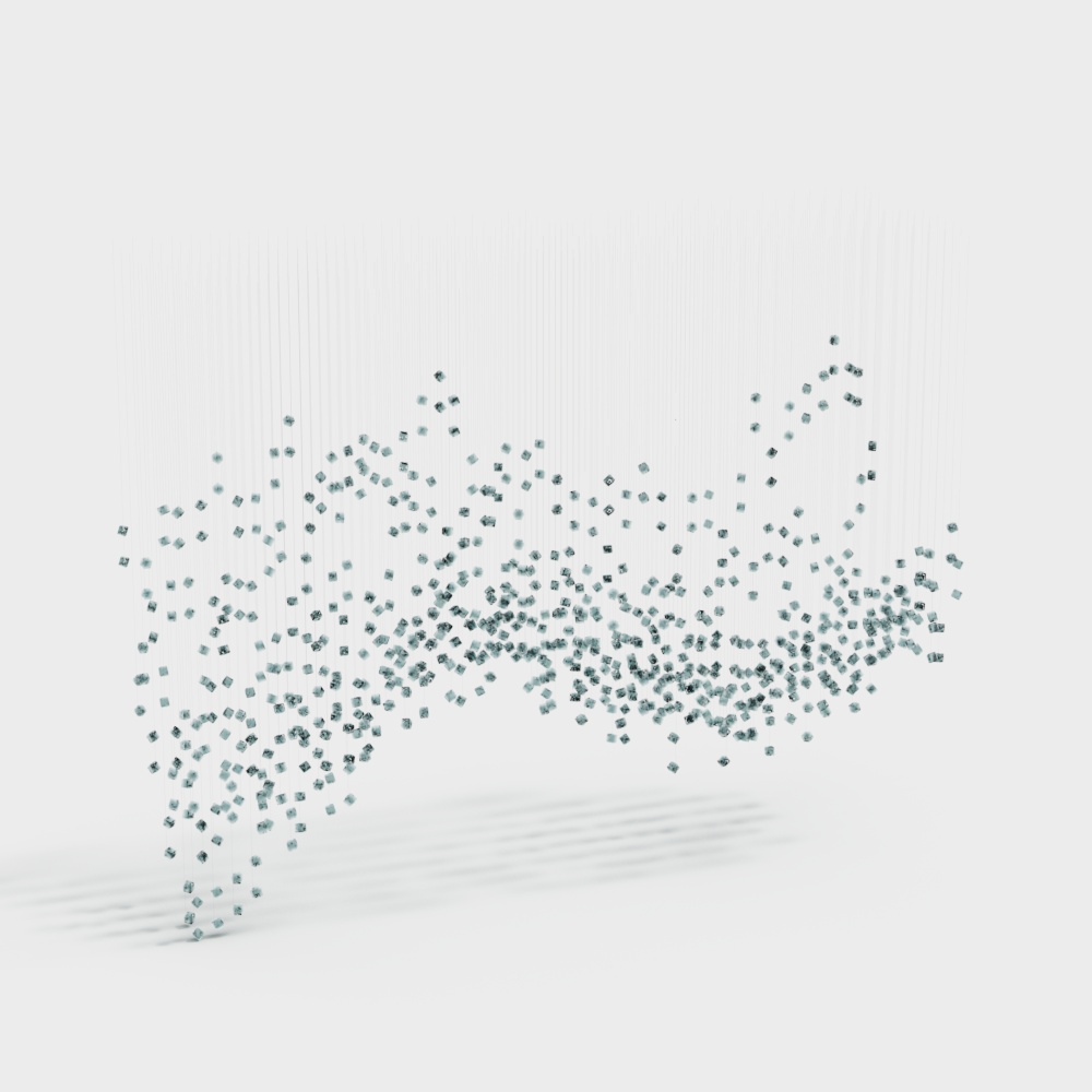 modern art chandelier