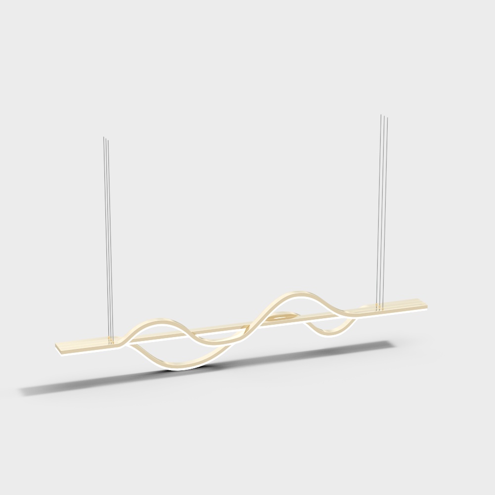 modern art chandelier