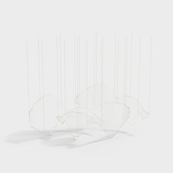Suspended Lines 3D model