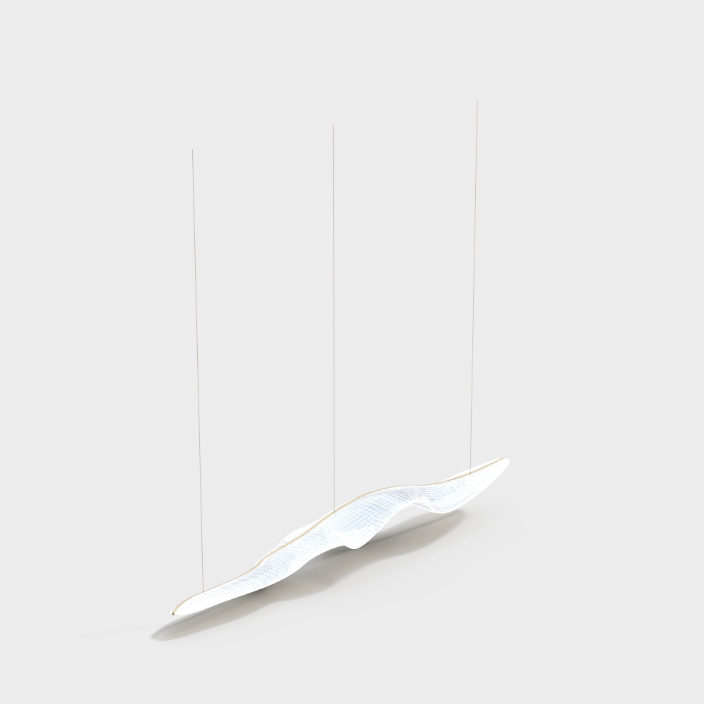 modern art chandelier