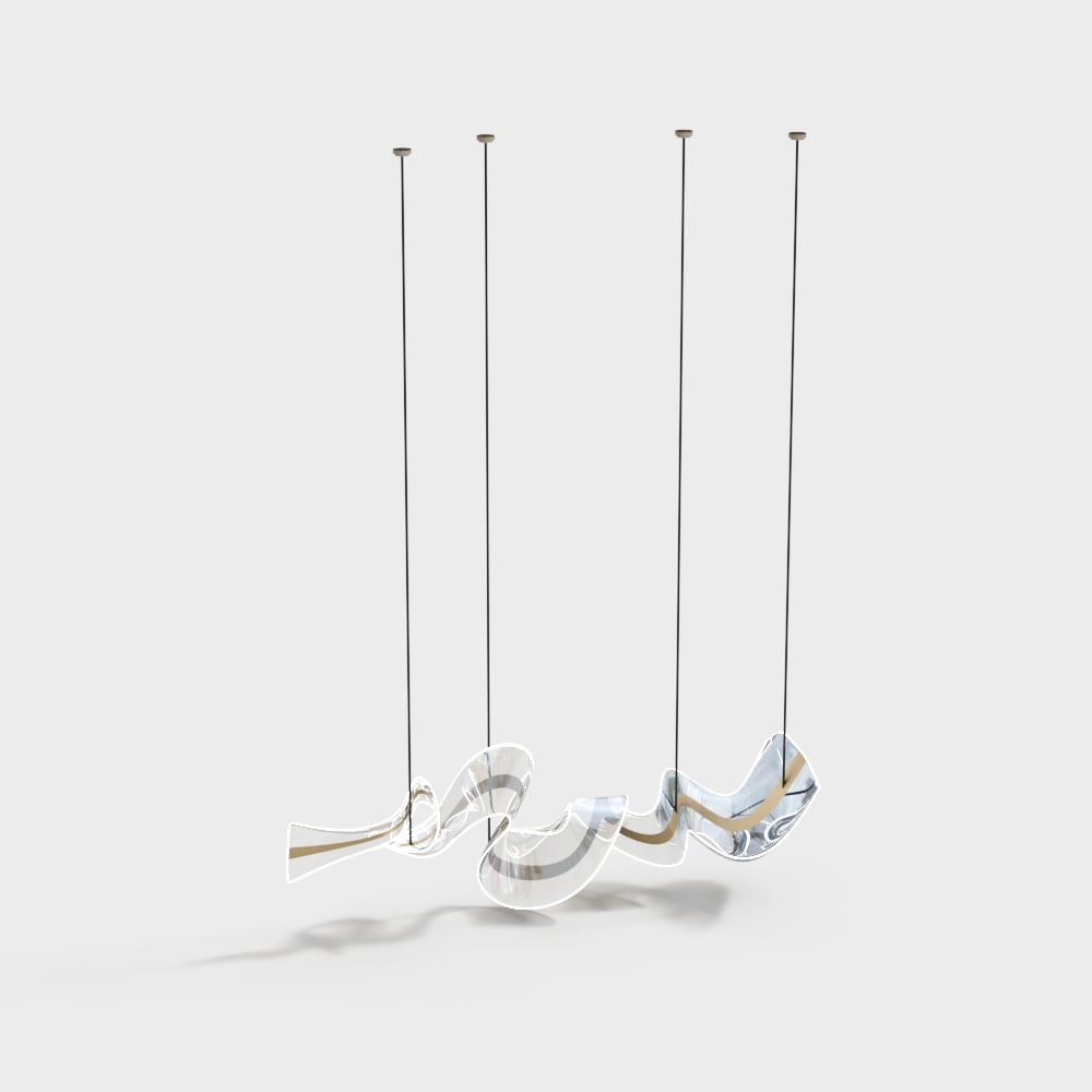 lustre d'art moderne