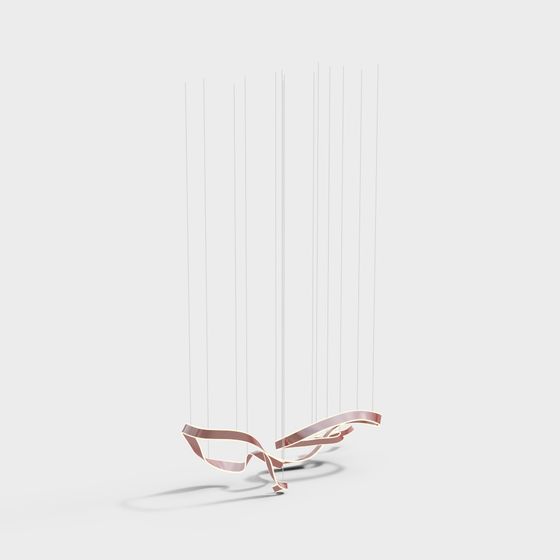 Floating Glasses 3D model