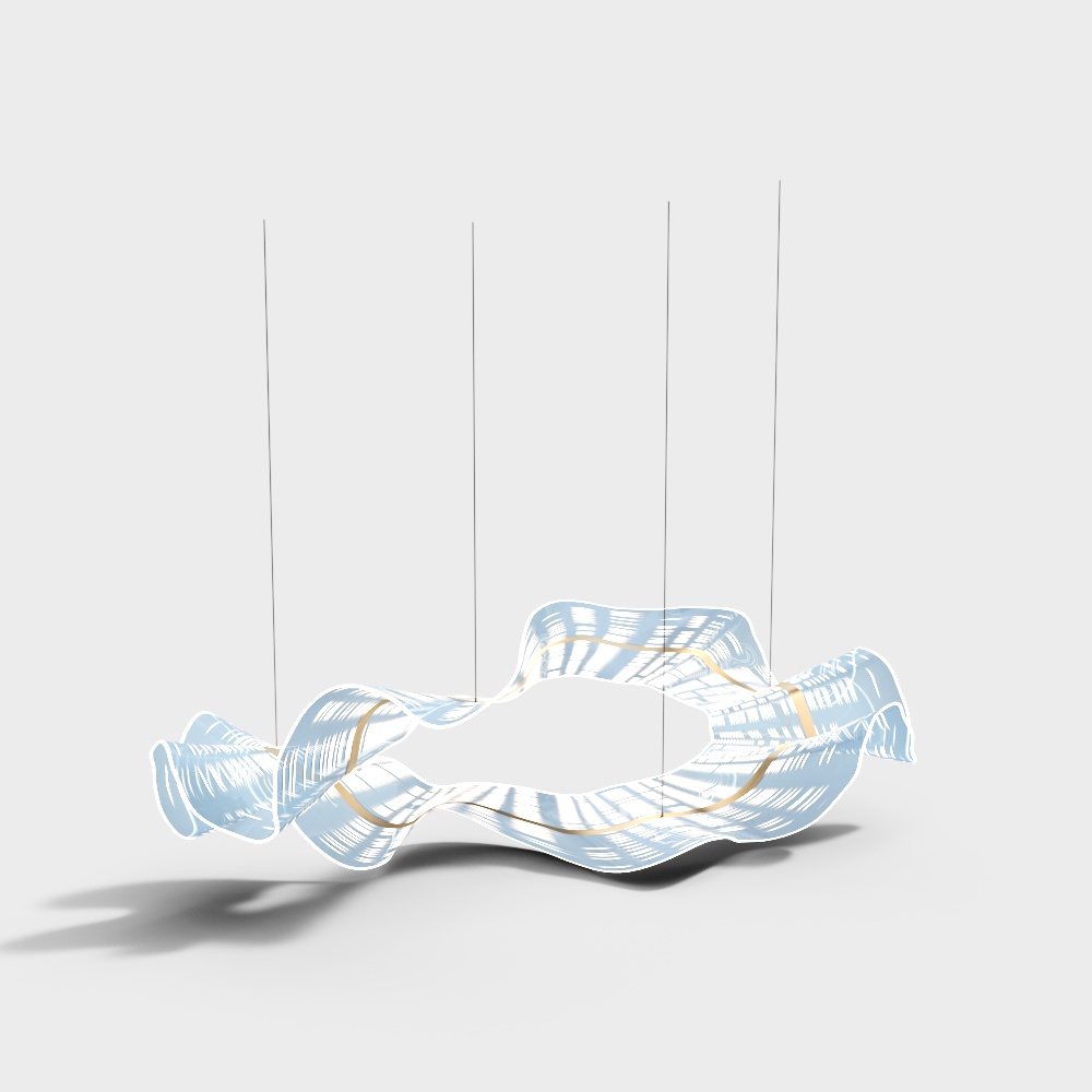 modern art chandelier