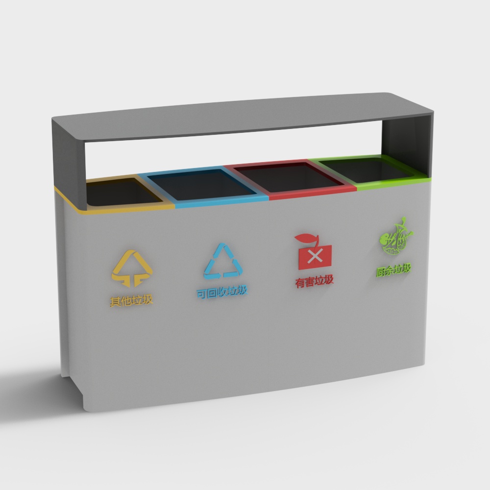 Hospital garbage sorting box