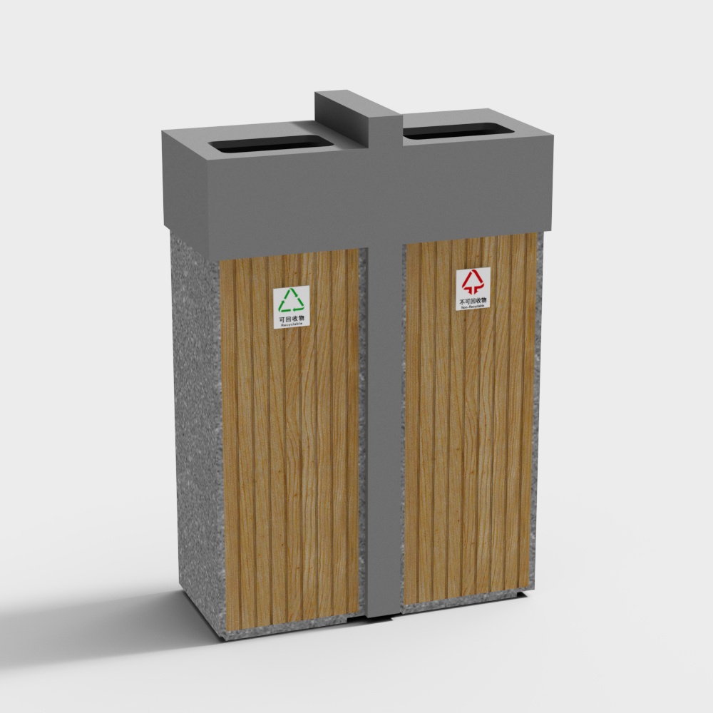 Hospital garbage sorting box