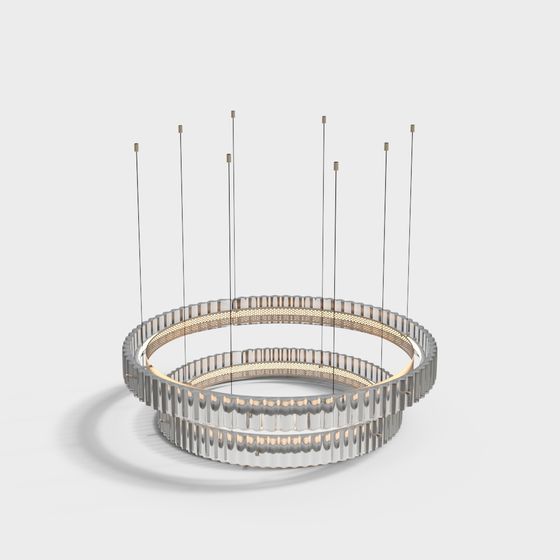 Halo Pendant Light 3D model