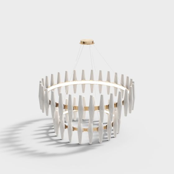 Halo Pendant Light 3D model