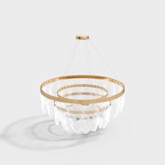 Charming Pendant Light 3D model for Modern Interiors