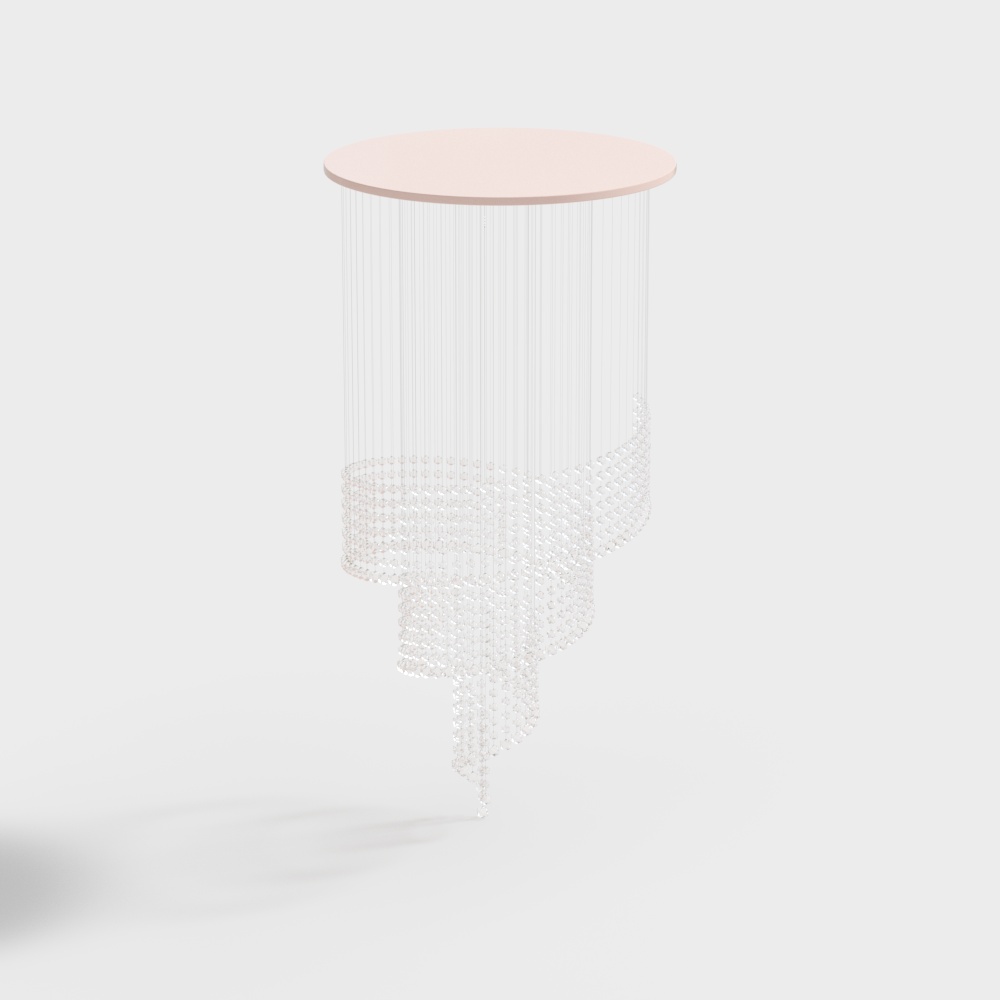 lustre en cristal moderne