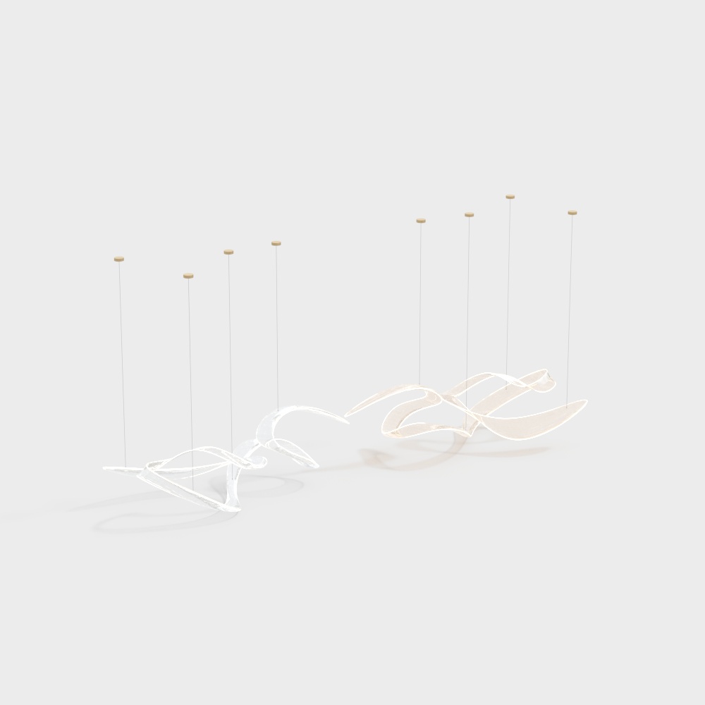 Light luxury art chandelier