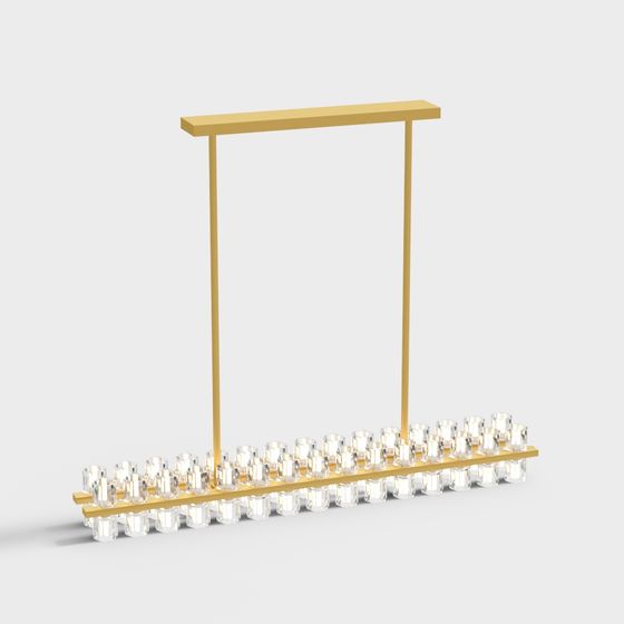 Crystal Chandelier 3D model