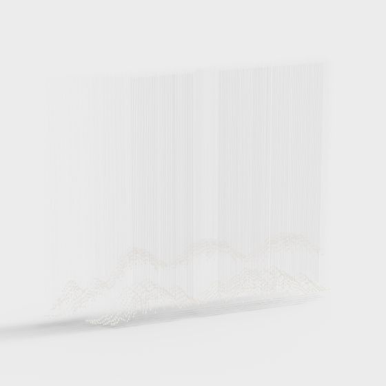 Misty Mountain Low-Poly 3D model