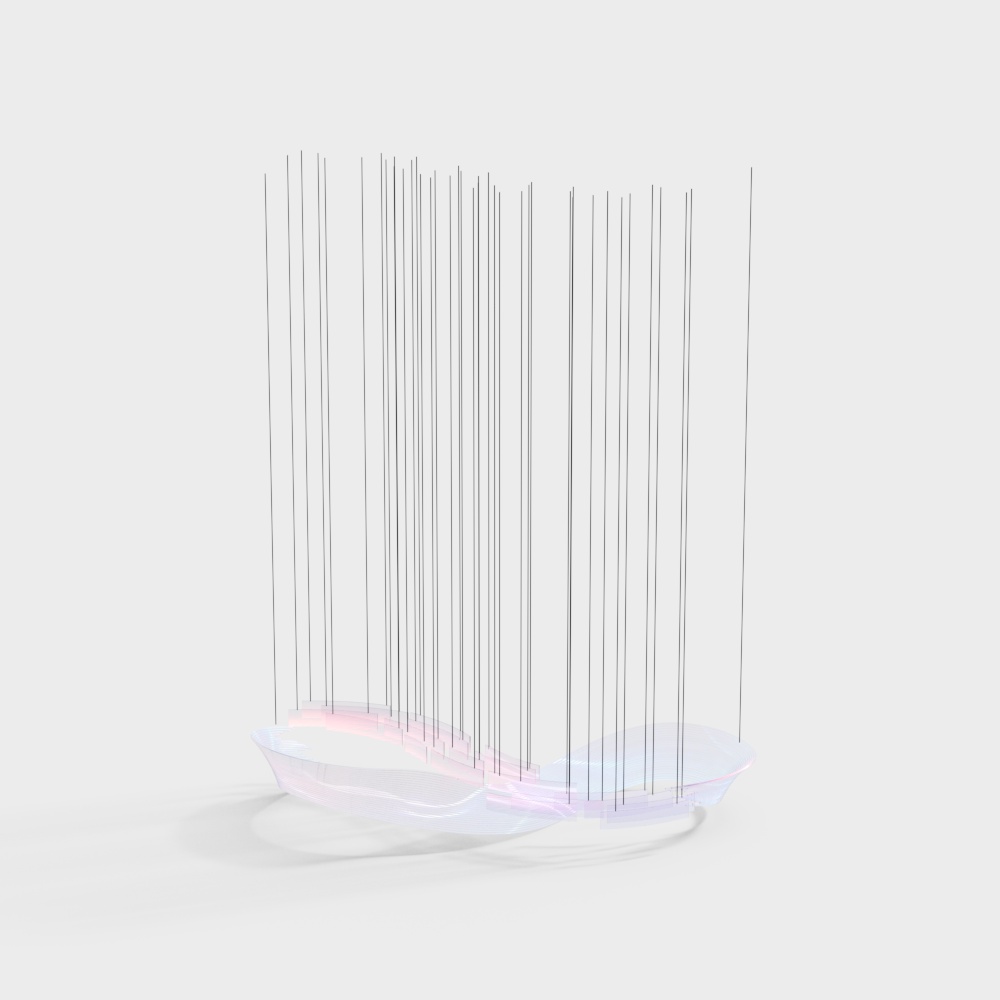 Hotel art chandelier