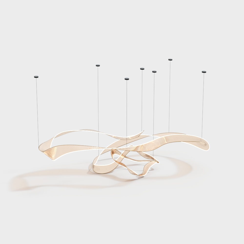 Office space art chandelier