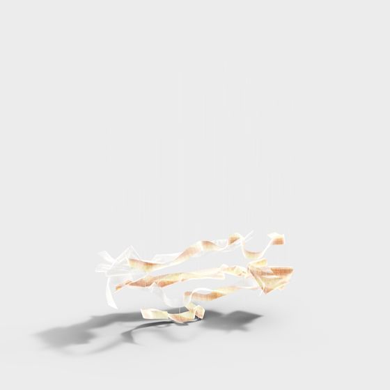 Floating Ribbons 3D model
