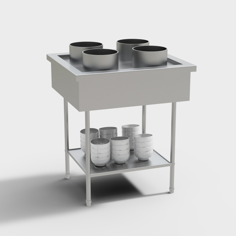 Estante de armario de cocina comercial