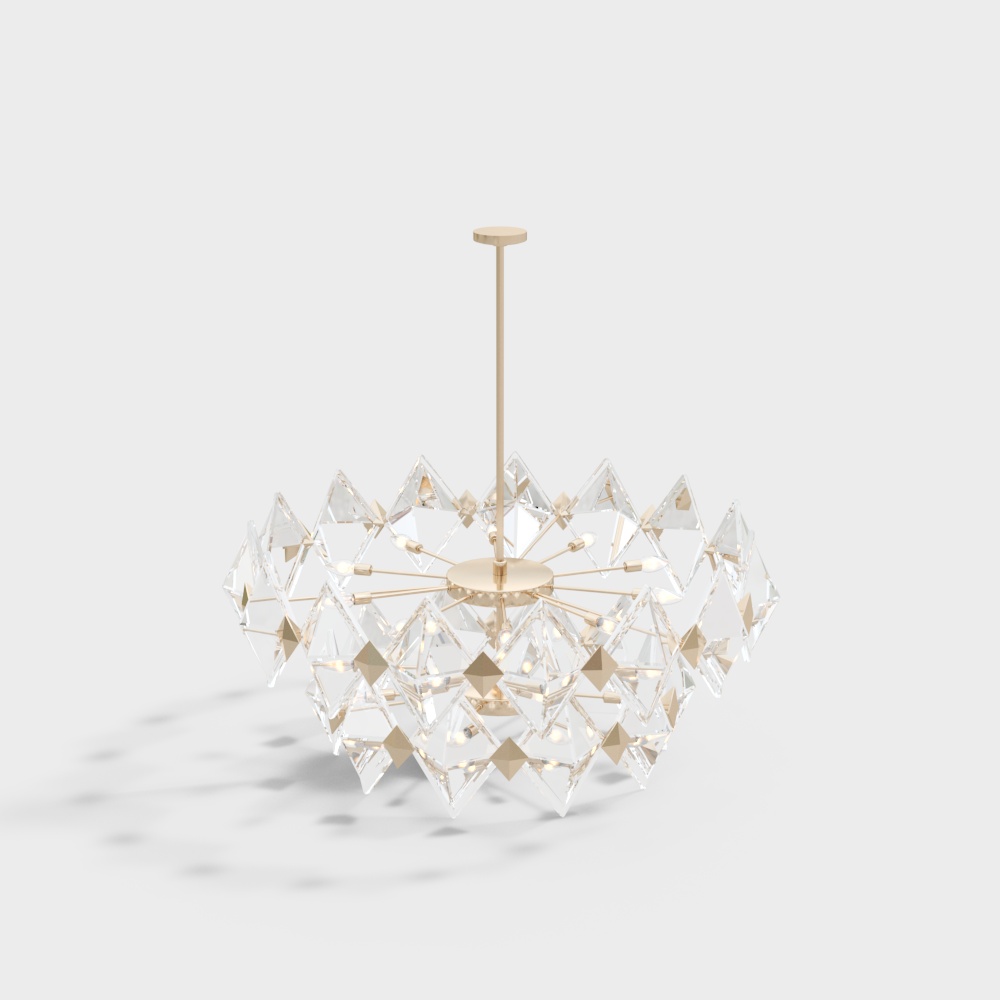 Light luxury crystal chandelier