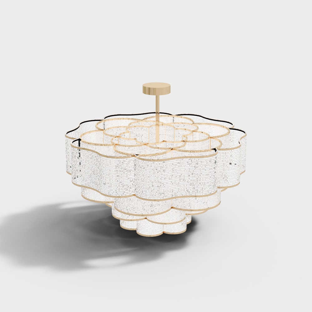 Light luxury crystal chandelier