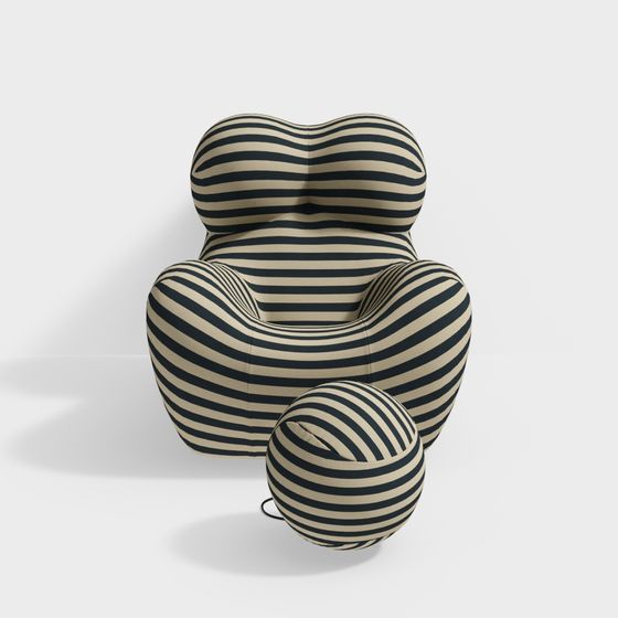 Unique Modern Armchair 3D model