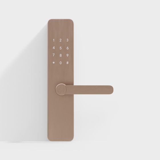 Smart Lock 3D Model for Modern Design