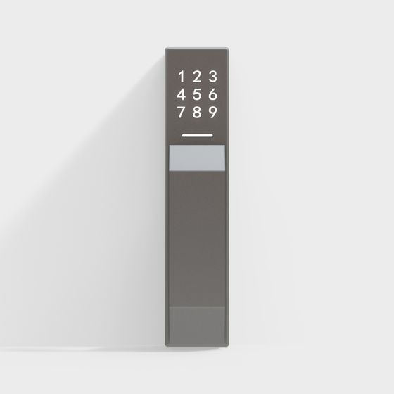 Minimalist Digital Doorbell 3D model